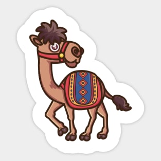 the desert camel Sticker